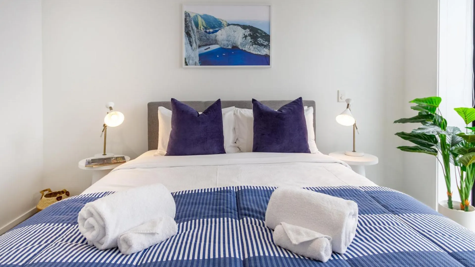 Appartement Greek Island Inspired 2 Bed Room 1 Bath Townhouse Christchurch